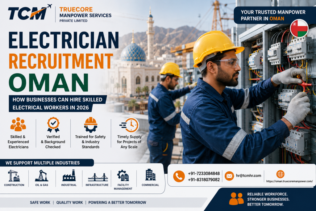 electrician recruitment Oman