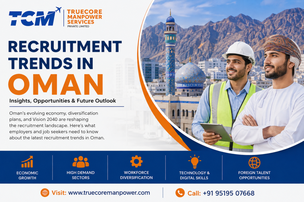 Recruitment Trends in Oman – Truecore Manpower Services